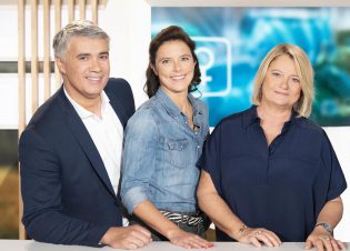 Régis BOXELE Emma STRACK Marina CARRÉRE D’ENCAUSSE Fabien DOGUET  et Philippe CHARLIER