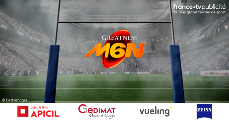 Tournoi des Six Nations 4 parrains aux côtés de FranceTV Publicité